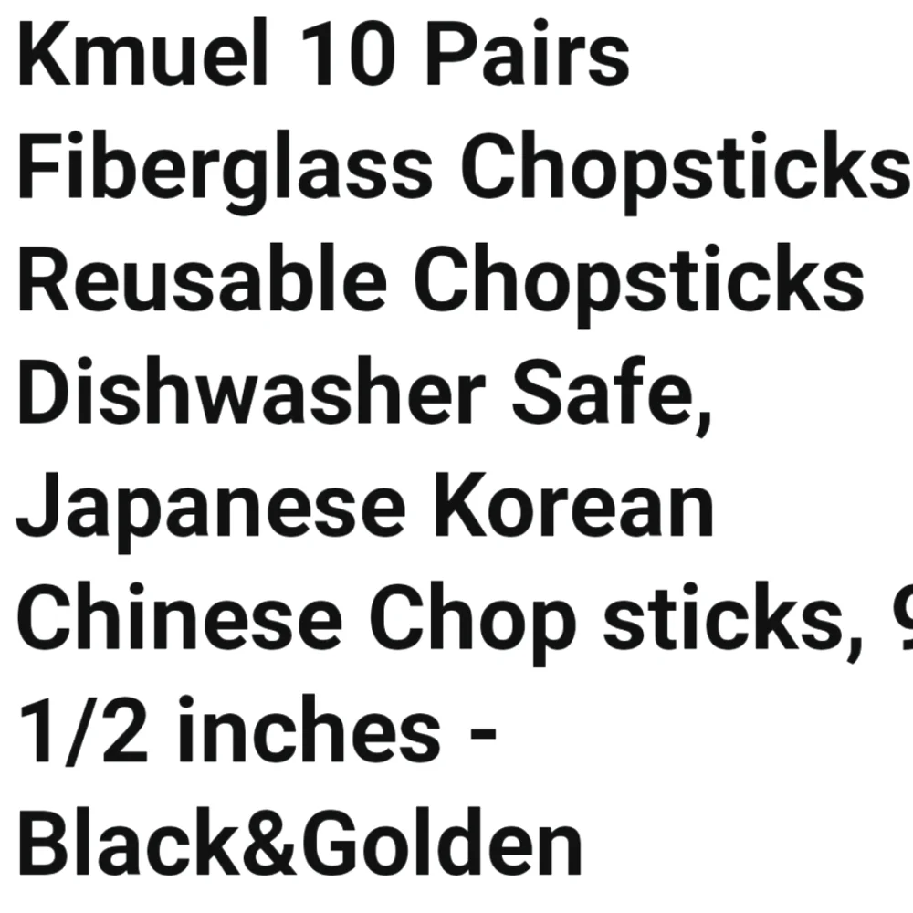 Kmuel Chopsticks